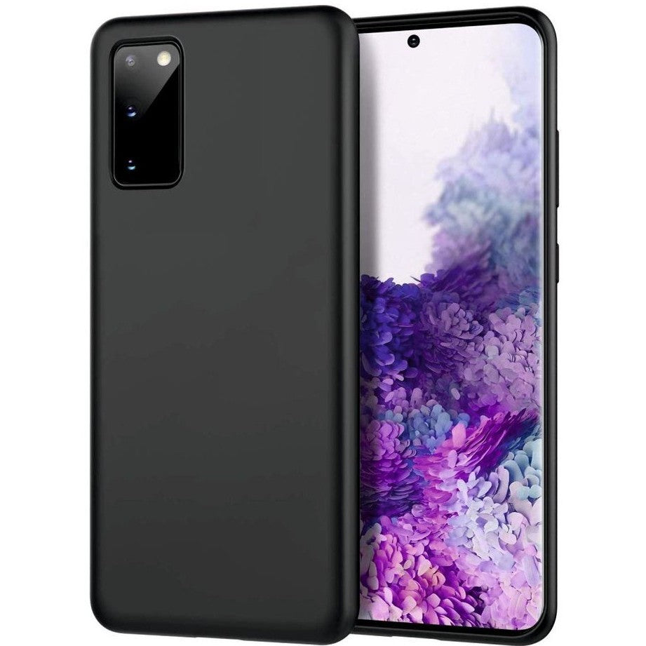 Husa de Protectie, pentru Samsung Galaxy S20, din TPU Mat, Flexibila, Negru