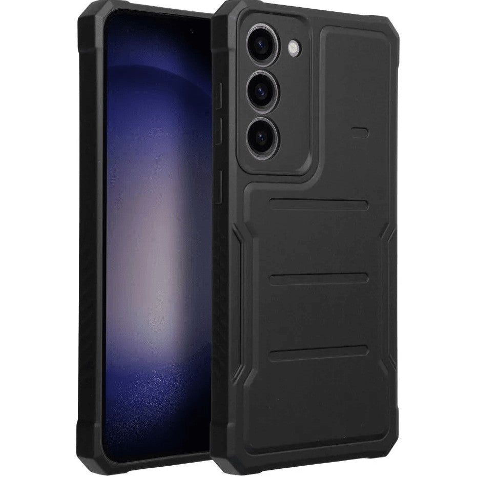 Husa de Protectie, pentru Samsung Galaxy S20 Ultra, Defender Model 1, silicon, plastic, Negru