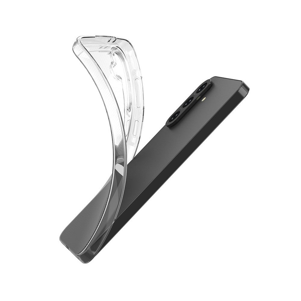 Husa Telefon, Compatibila Samsung Galaxy S23FE, Protect Plus TPU, 0.8-0.9 mm, Transparent