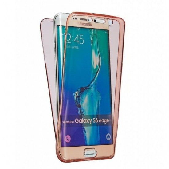 Husa de protectie Flippy® pentru Samsung S6 Full Tpu 360 Roz Auriu