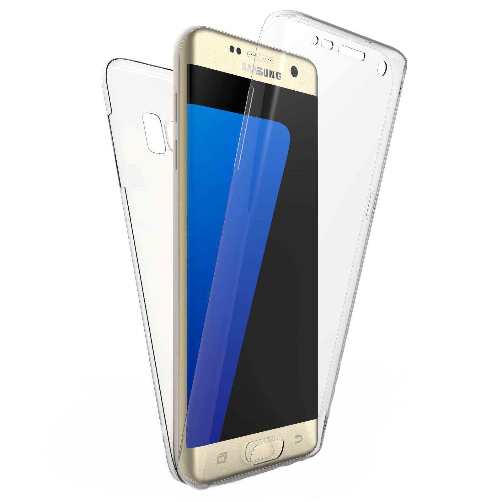 Husa de protectie ® pentru Samsung S7 Edge Full Tpu 360 Transparent