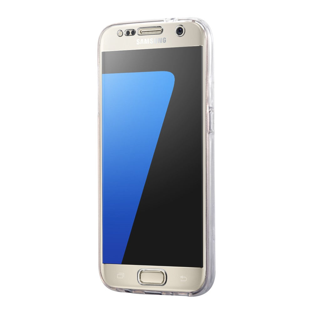 Husa de protectie Flippy® pentru Samsung S7 Full Tpu 360 V2 Transparent