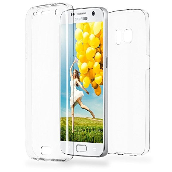 Husa de protectie Flippy® pentru Samsung S7 Full Tpu 360 V2 Transparent