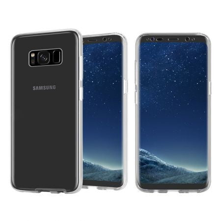 Husa de protectie ® pentru Samsung S8 Plus Full Tpu 360 V2 Transparent