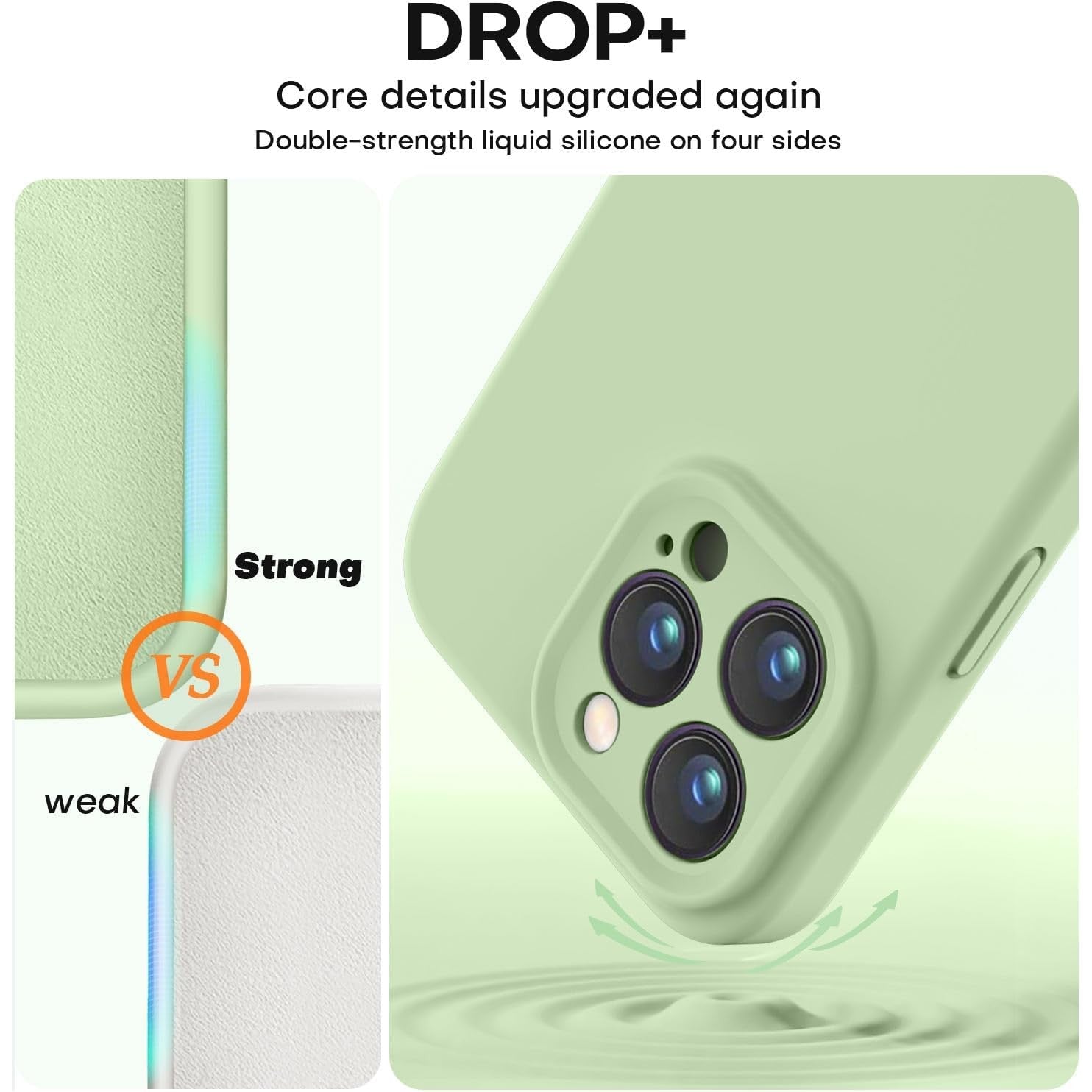 Husa de Protectie Matte TPU, pentru Apple iPhone 16 Pro Max, Protectie Camera, Antisoc, Antizgariere, Antialunecare, Acoperire Completa, Verde