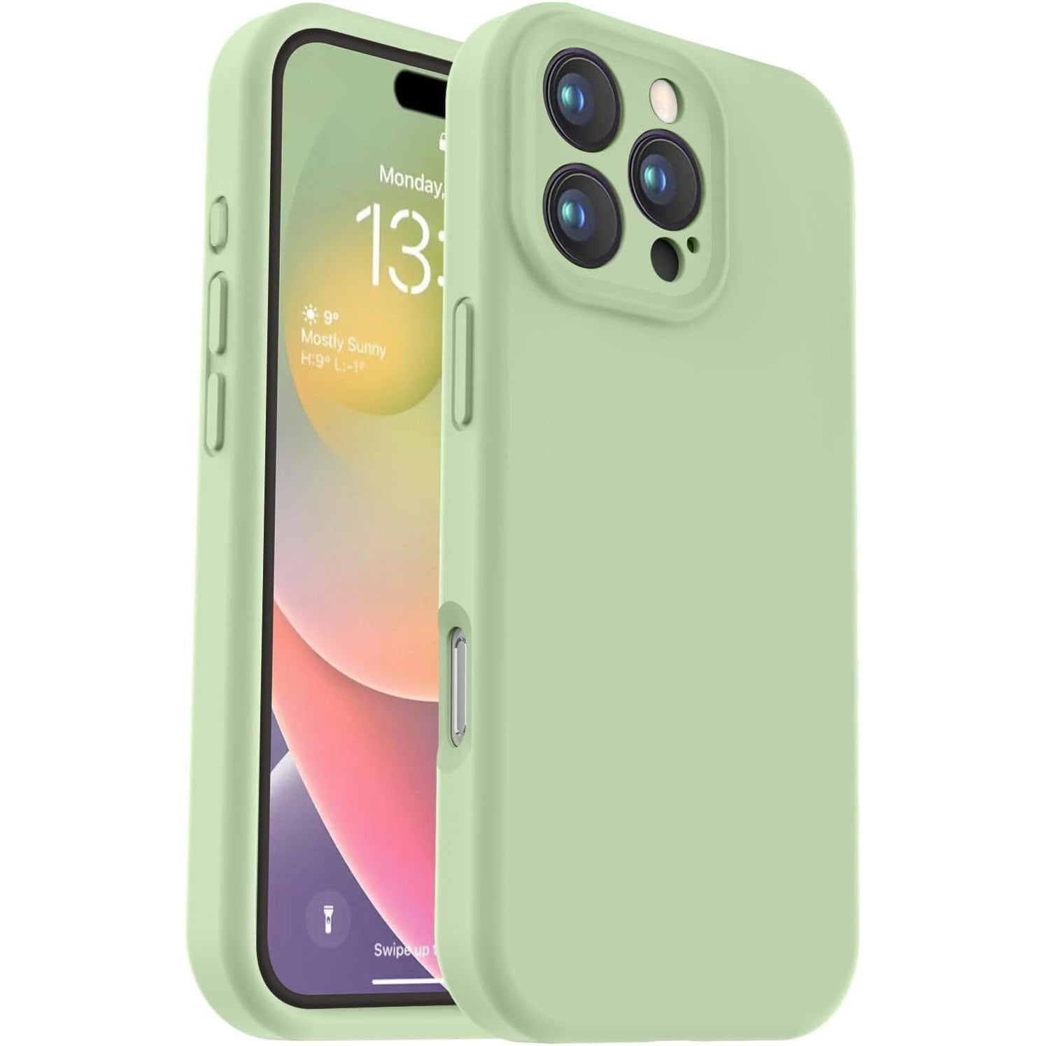 Husa de Protectie Matte TPU, pentru Apple iPhone 16 Pro Max, Protectie Camera, Antisoc, Antizgariere, Antialunecare, Acoperire Completa, Verde