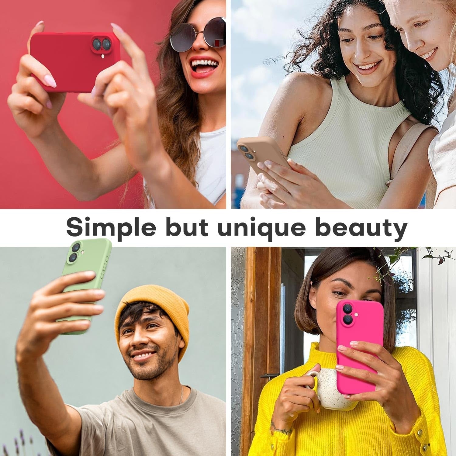 Husa de Protectie Matte TPU, pentru Apple iPhone 16, Protectie Camera, Antisoc, Antizgariere, Antialunecare, Acoperire Completa, Verde