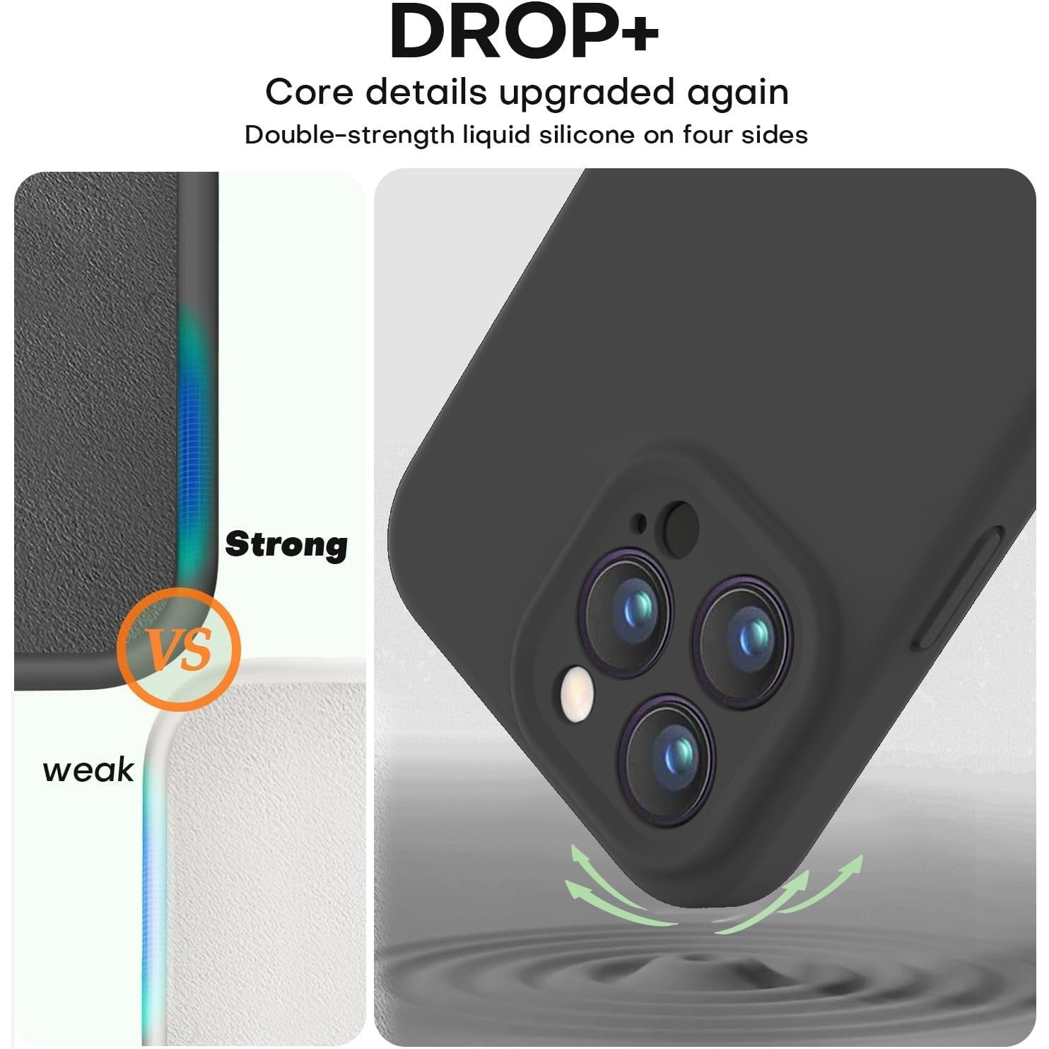 Husa de Protectie Matte TPU, pentru OnePlus Nord CE3 Lite, Protectie Camera, Antisoc, Antizgariere, Antialunecare, Acoperire Completa, Negru