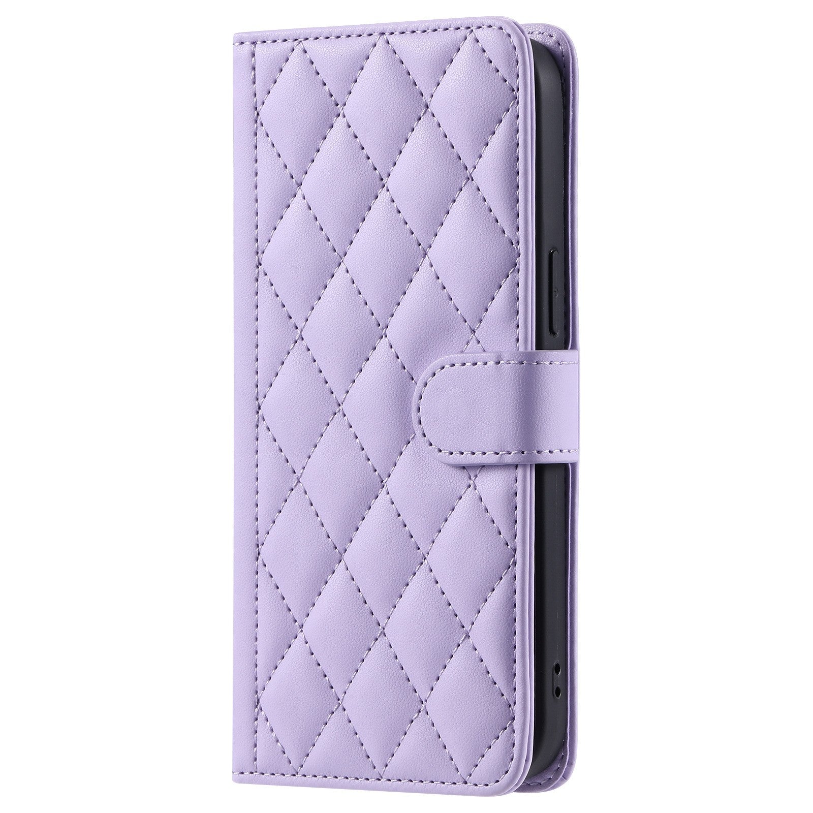 Husa de Protectie Tip Carte, Flippy, pentru Apple iPhone 15 Plus, Model cu Suport si Capsa, Antisoc, Rezistenta la Impact, Protectie Camera, Mov