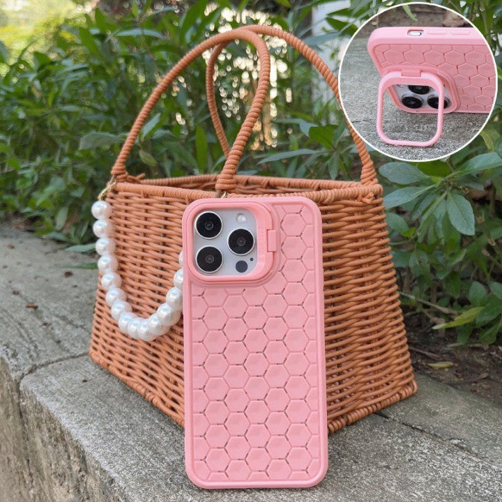 Husa de Protectie TPU, pentru Apple iPhone 15 Pro, 3D Cube, cu Inel, Protectie Camera, Antisoc, Antizgariere, Antialunecare, Acoperire Completa, Roz