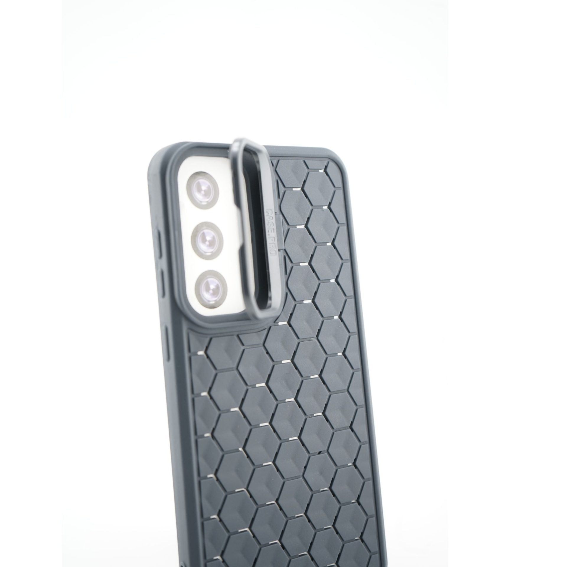 Husa de Protectie TPU, pentru Samsung Galaxy S23, 3D Cube, cu Inel, Protectie Camera, Antisoc, Antizgariere, Antialunecare, Acoperire Completa, Albastru