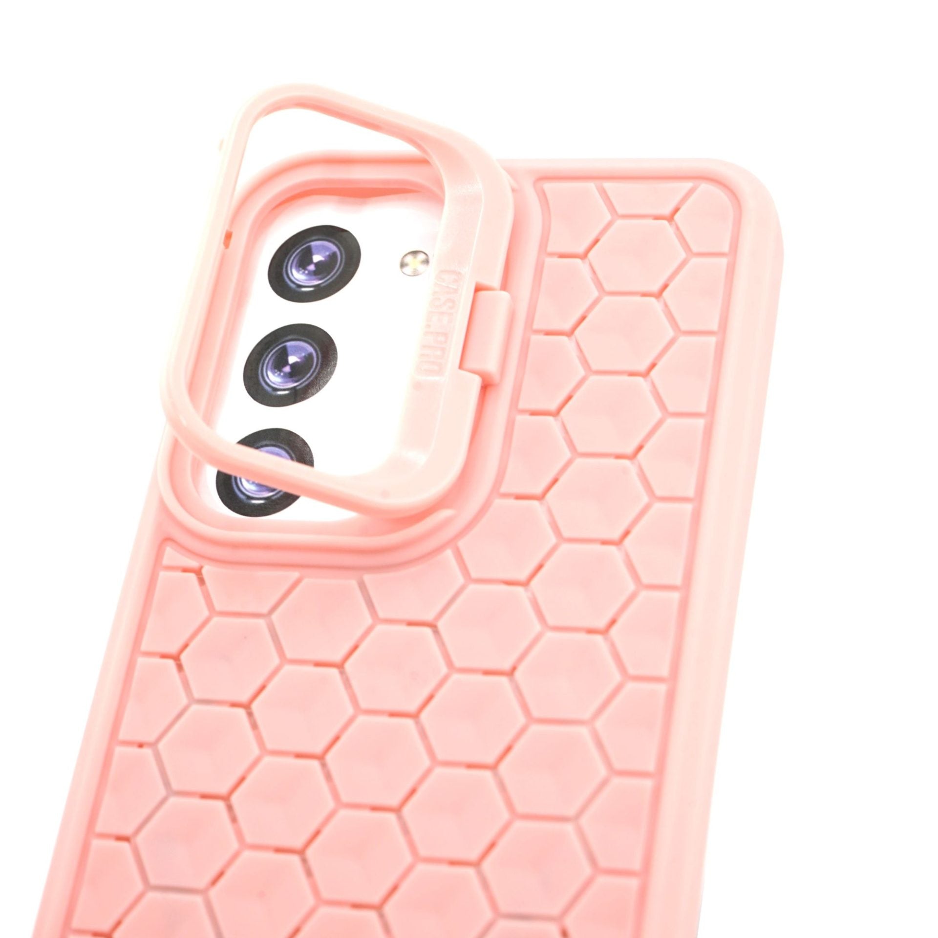 Husa de Protectie TPU, pentru Samsung Galaxy S23, 3D Cube, cu Inel, Protectie Camera, Antisoc, Antizgariere, Antialunecare, Acoperire Completa, Roz