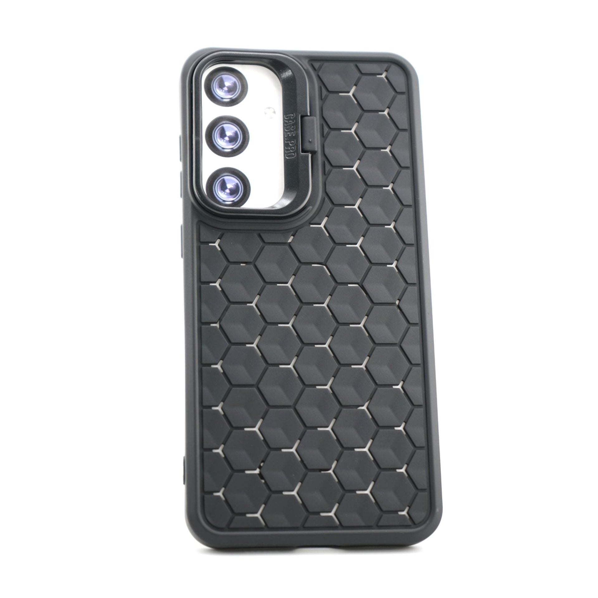 Husa de Protectie TPU, pentru Samsung Galaxy S24 Plus, 3D Cube, cu Inel, Protectie Camera, Antisoc, Antizgariere, Antialunecare, Acoperire Completa, Negru