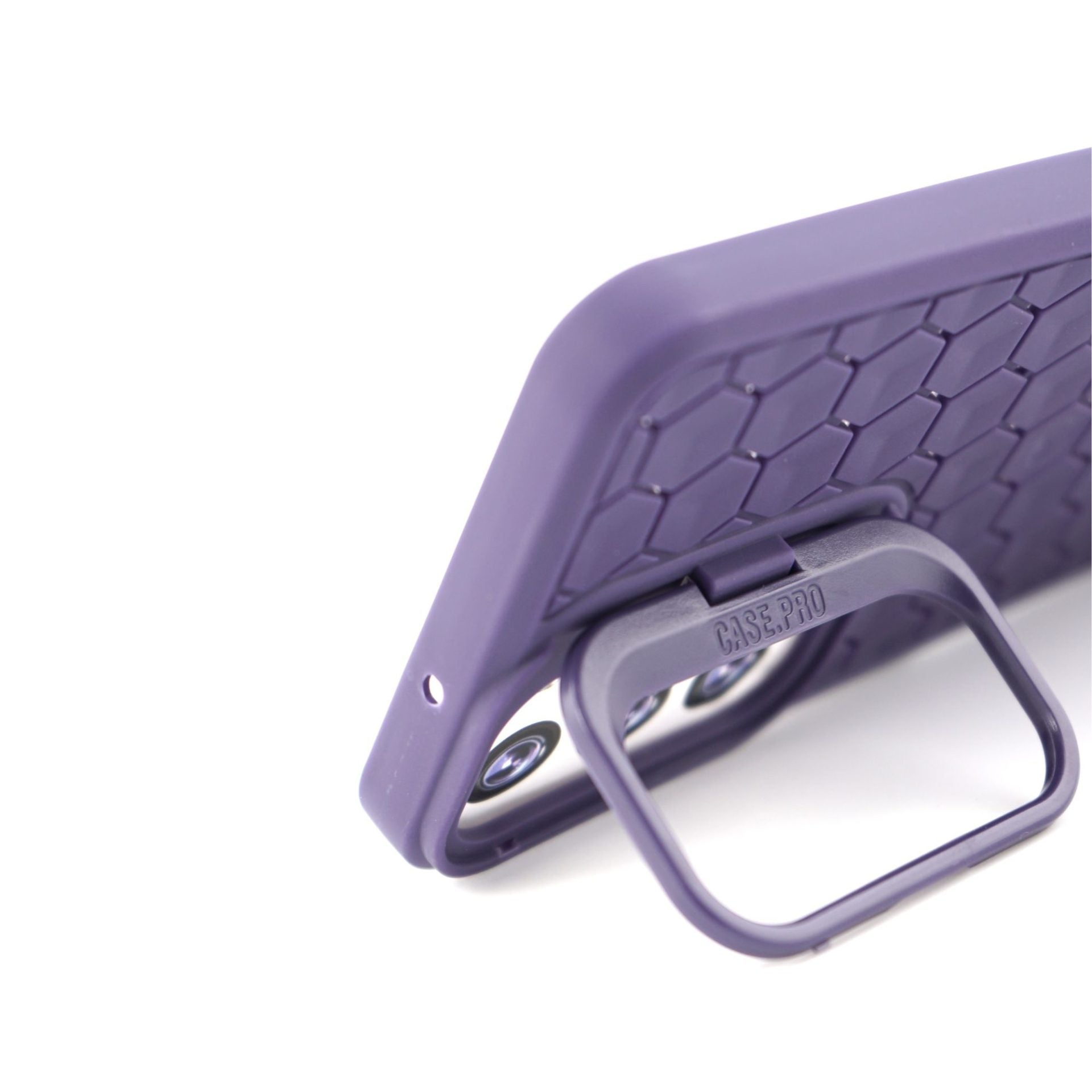 Husa de Protectie TPU, pentru Samsung Galaxy S24 Plus, 3D Cube, cu Inel, Protectie Camera, Antisoc, Antizgariere, Antialunecare, Acoperire Completa, Mov