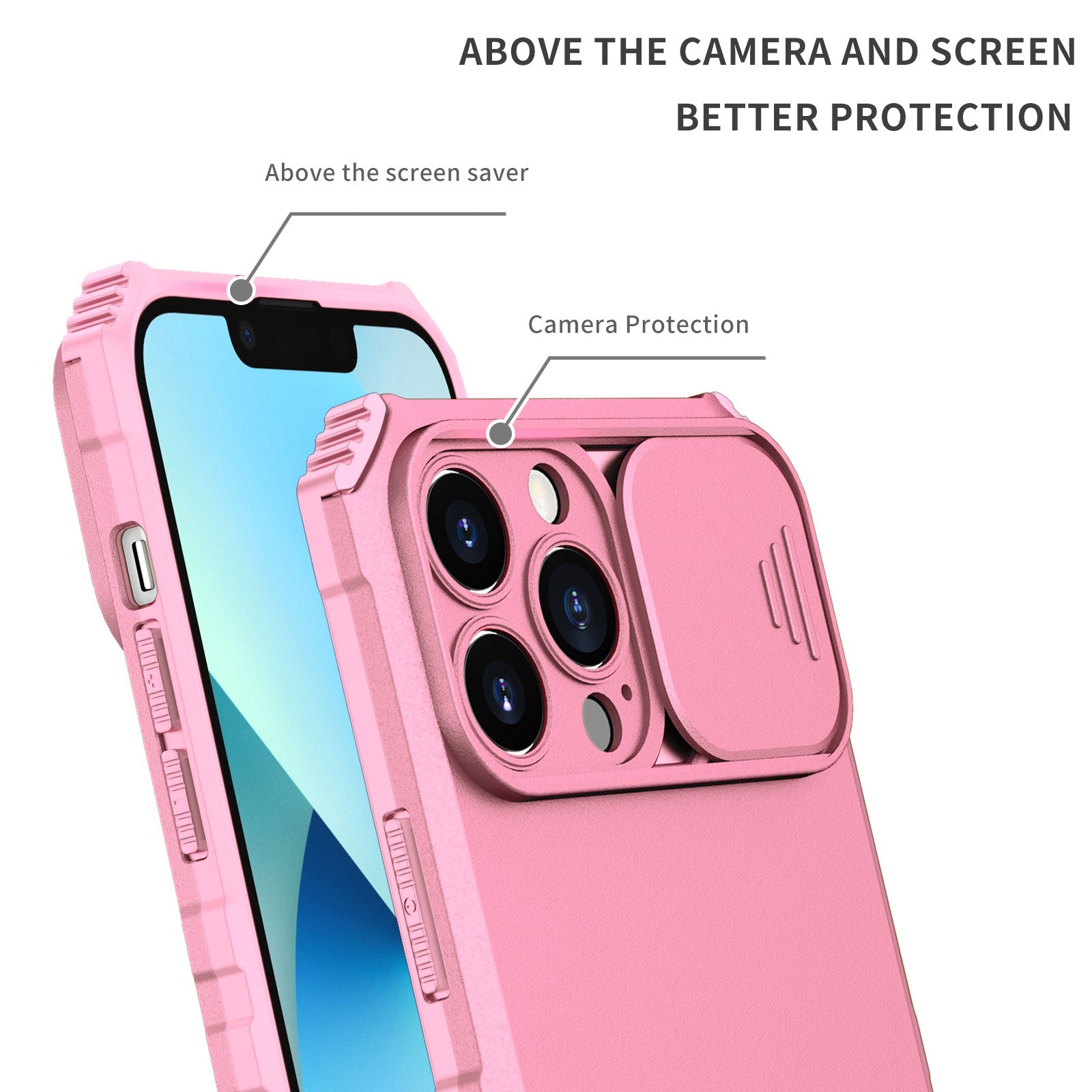 Husa Defender cu Stand pentru Samsung Galaxy A02s/ A03s, Roz, Suport reglabil, Antisoc, Protectie glisanta pentru camera