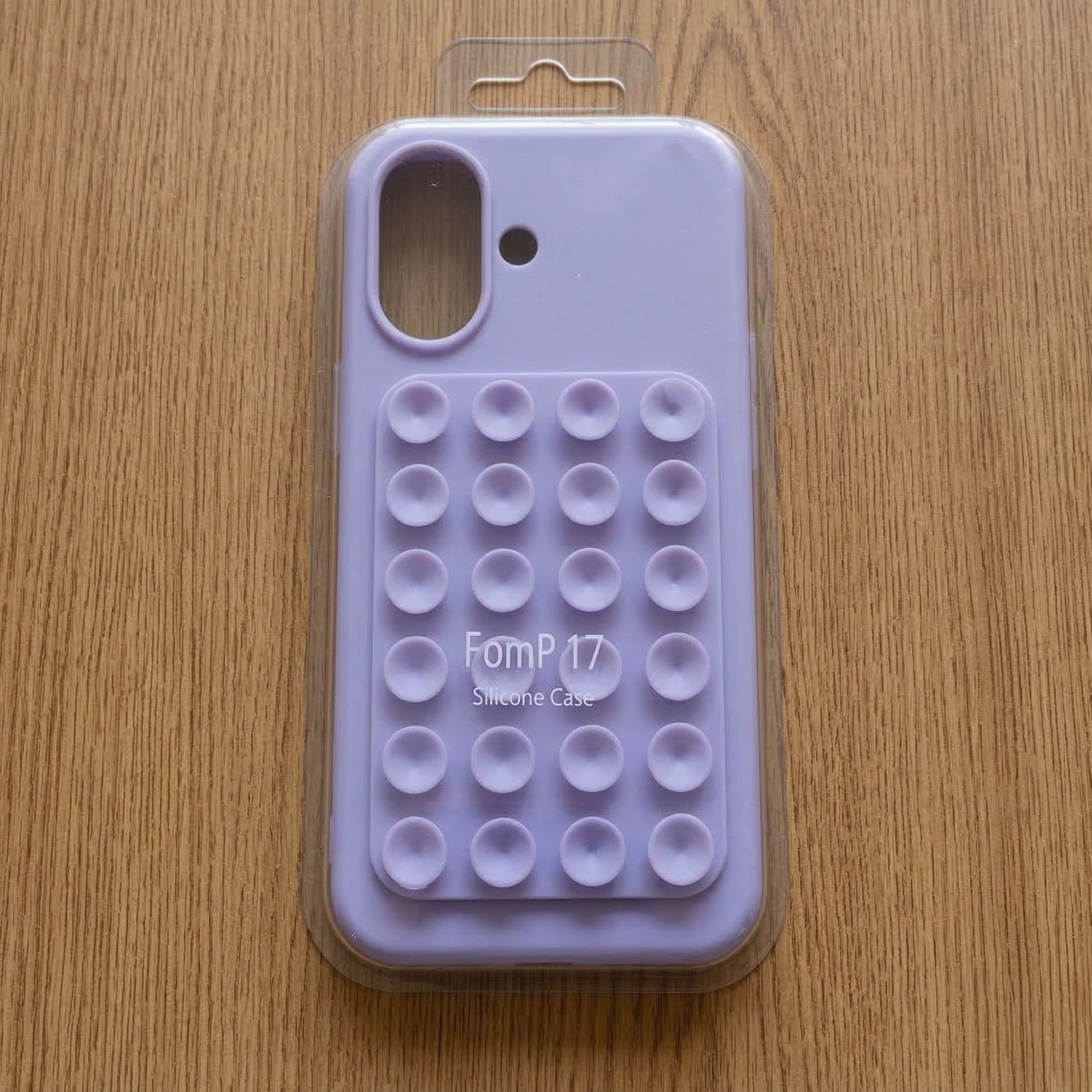 Husa din Silicon pentru iPhone 17, Carcasa de Protectie cu Ventuze, din Cauciuc Moale Rezistenta la Socuri, Mov