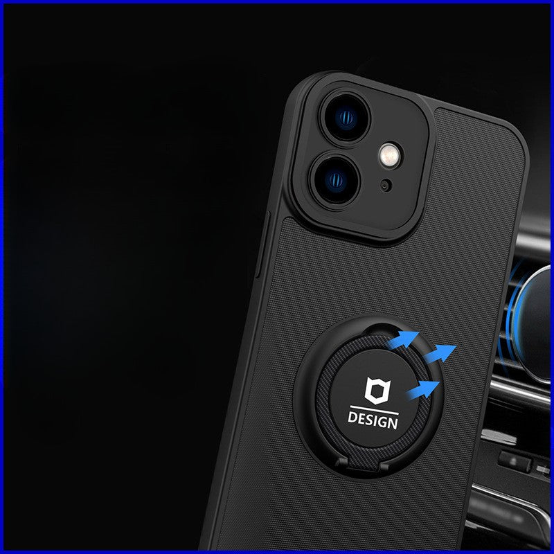 Husa Eagle Eye cu Stand pentru Motorola G22, Negru, Suport Auto Magnetic, Protectie Antisoc