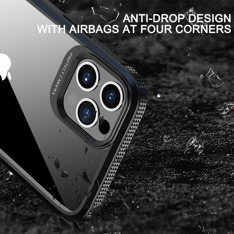 Husa Hibrid Defender MG Series pentru iPhone 14, Flippy, Protectie Antisoc, Negru