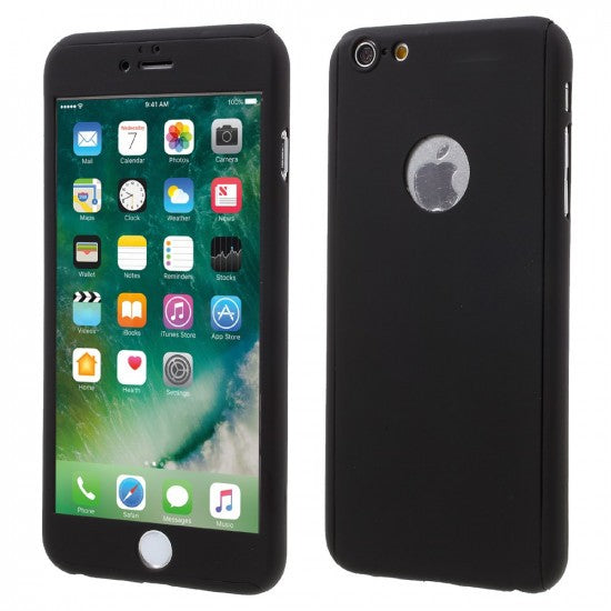 Husa Huawei Honor V9 Full Cover 360 Negru + Folie de protectie