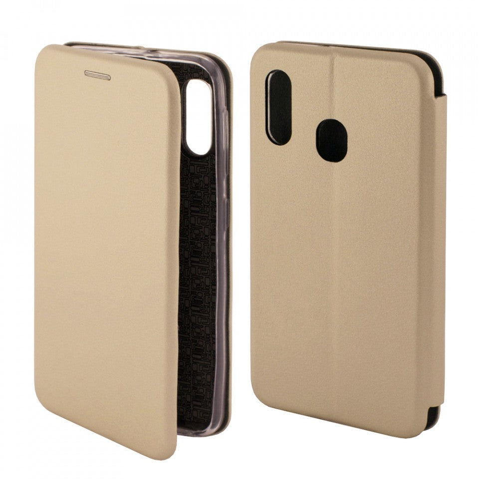 Husa de protectie compatibila cu Huawei P Smart Z Magnet Book Case Auriu