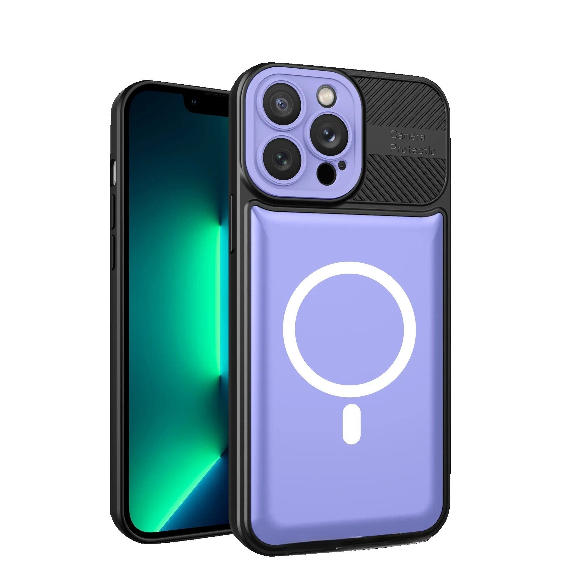 Husa Urban Armor pentru Samsung A23 5G Mov, Suport Auto Magnetic, Protectie Antisoc