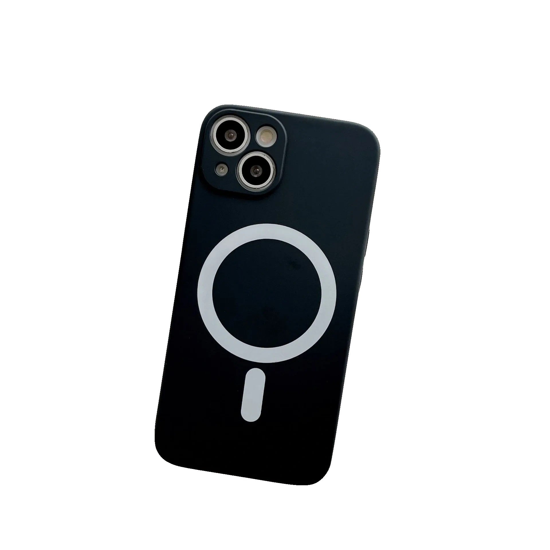 Husa MagSafe pentru Apple iPhone 11, Silicon, Protectie pentru camera, Magnetica, Incarcare Wireless, Negru