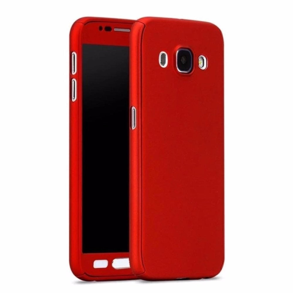 Husa OnePlus 5 Full Cover 360 Rosu + Folie de protectie