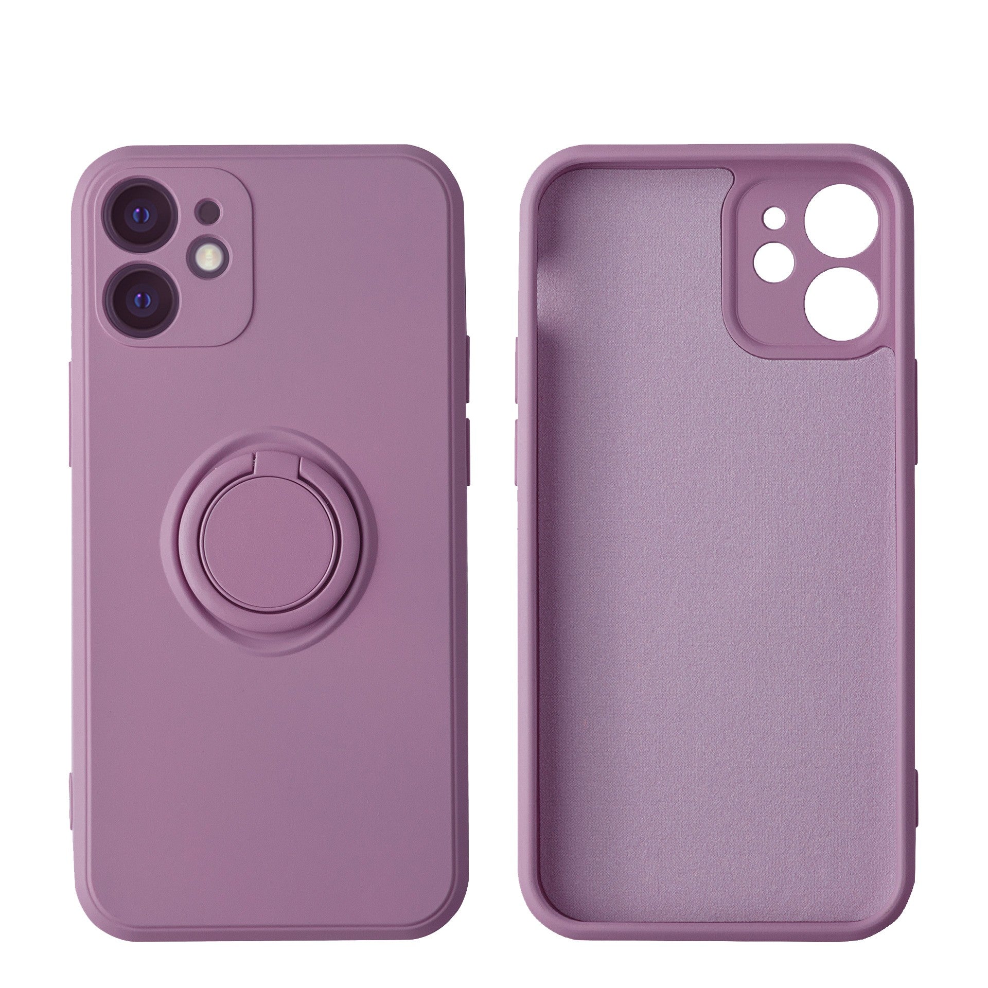 Husa pentru Huawei NOVA 9 SE, Silicone Ring, cu Suport Rotativ Magnetic, Mov