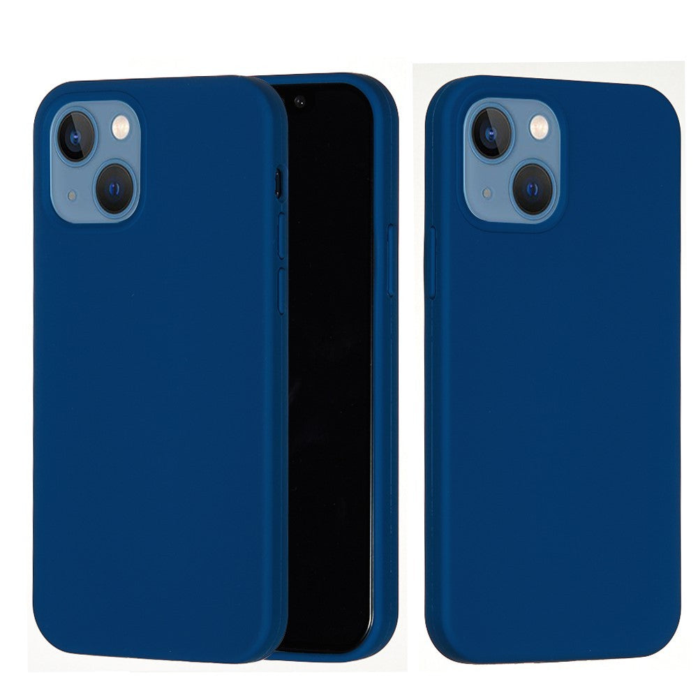 Husa protectie compatibila cu Apple iPhone 11 Pro Max Liquid Silicone Case Albastru inchis