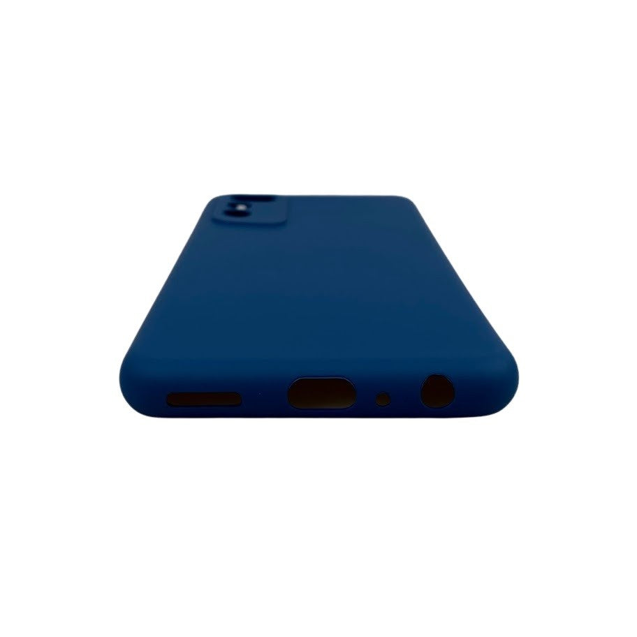 Husa protectie compatibila cu Huawei Nova 5T Liquid Silicone Case Albastru inchis