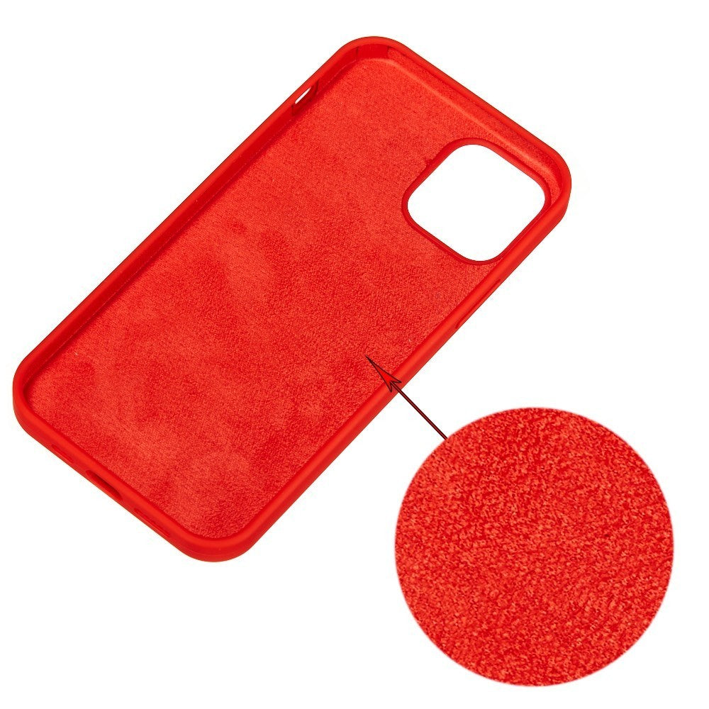 Husa protectie compatibila cu Huawei P Smart Z Liquid Silicone Case Rosu