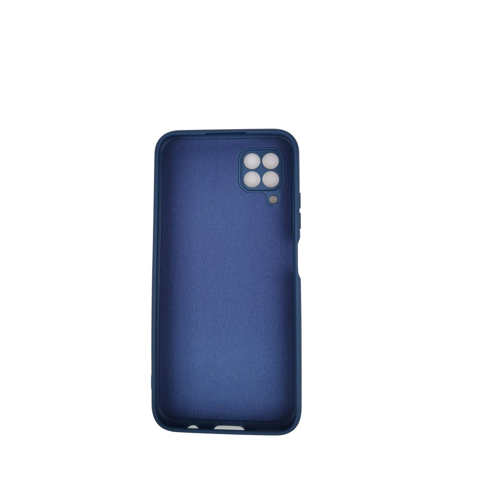 Husa protectie compatibila cu Huawei P40 Lite Liquid Silicone Case Albastru inchis