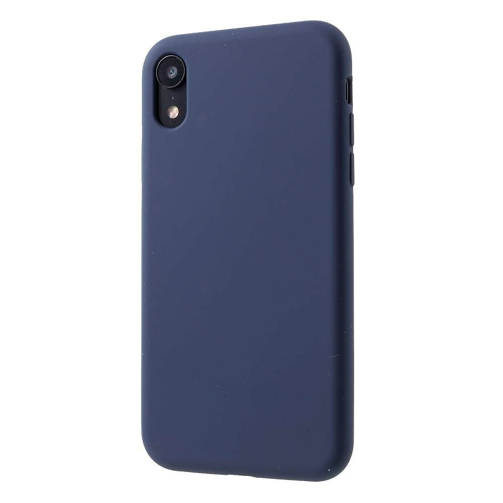 Husa protectie compatibila cu Samsung A51 Liquid Silicone Case Albastru inchis