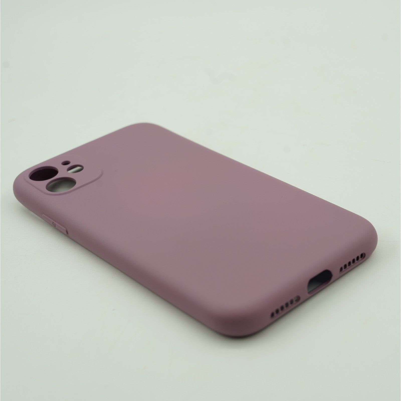 Husa protectie compatibila cu Apple iPhone 11 Pro Max Liquid Silicone Case Mov