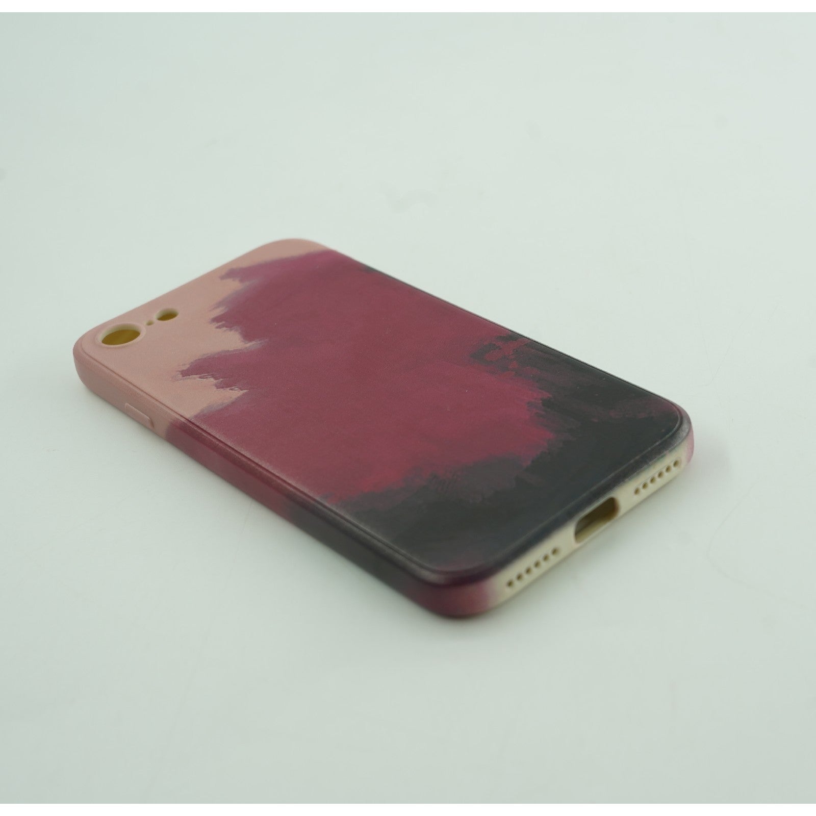 Husa protectie compatibila cu Apple iPhone 11 Pro Max Tpu Ombre, Roz/Mov/Negru