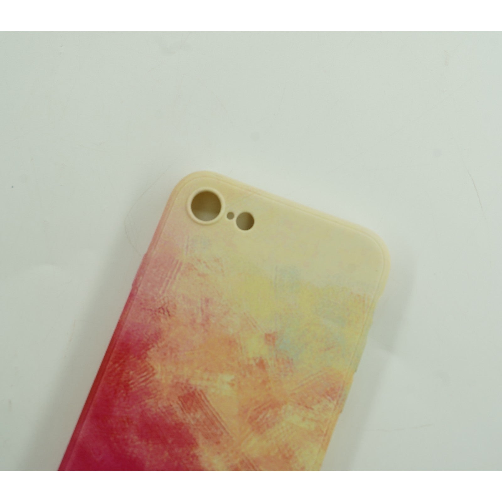 Husa protectie Flippy compatibila cu Apple iPhone 11 Pro Tpu Ombre, Roz/Galben