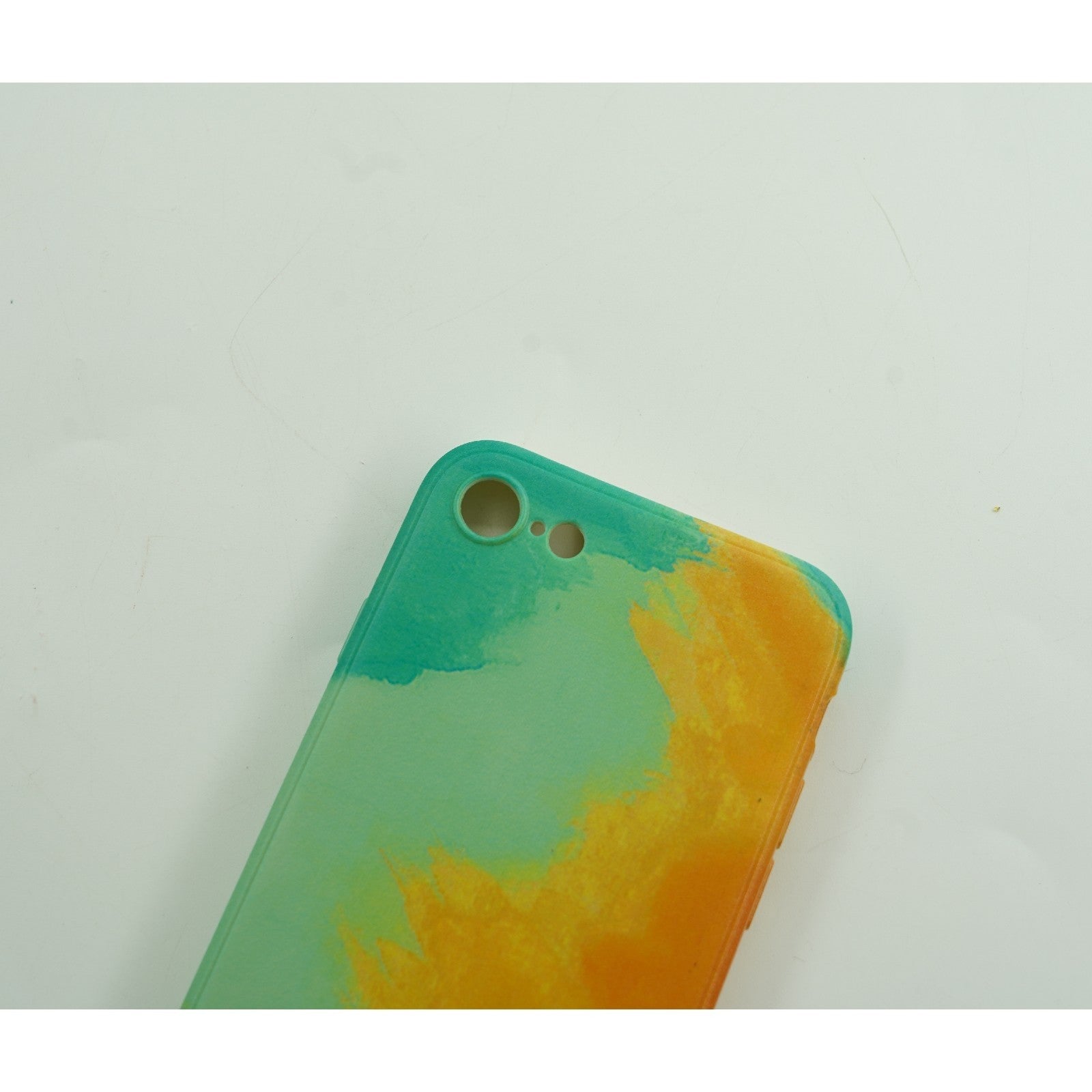 Husa protectie compatibila cu Apple iPhone 11 Pro Tpu Ombre, Verde/Portocaliu