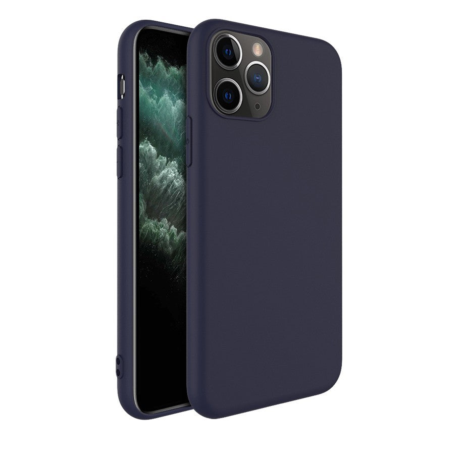 Husa protectie Flippy compatibila cu Apple iPhone 13 Pro Matte Tpu Albastru Inchis Mat