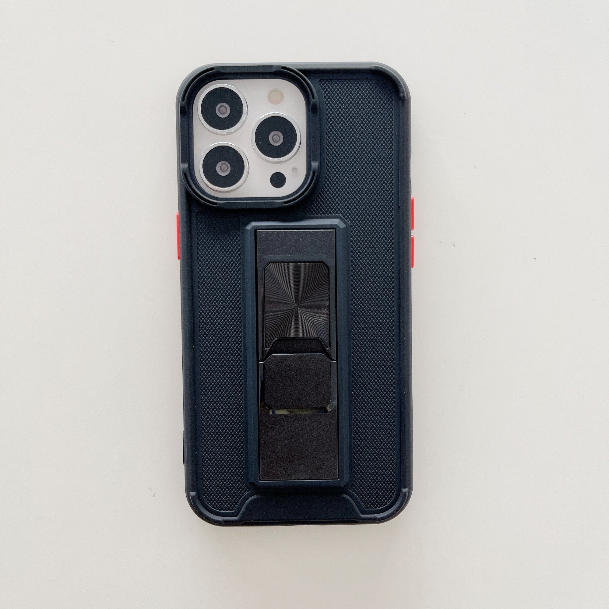 Husa protectie Flippy compatibila cu Apple iPhone 13 Pro Max Defender Model 5 cu suport,Negru