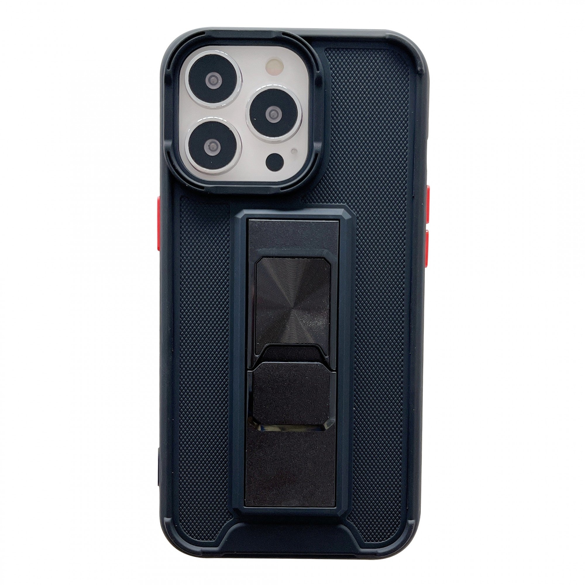 Husa protectie Flippy compatibila cu Apple iPhone 13 Pro Max Defender Model 5 cu suport,Negru