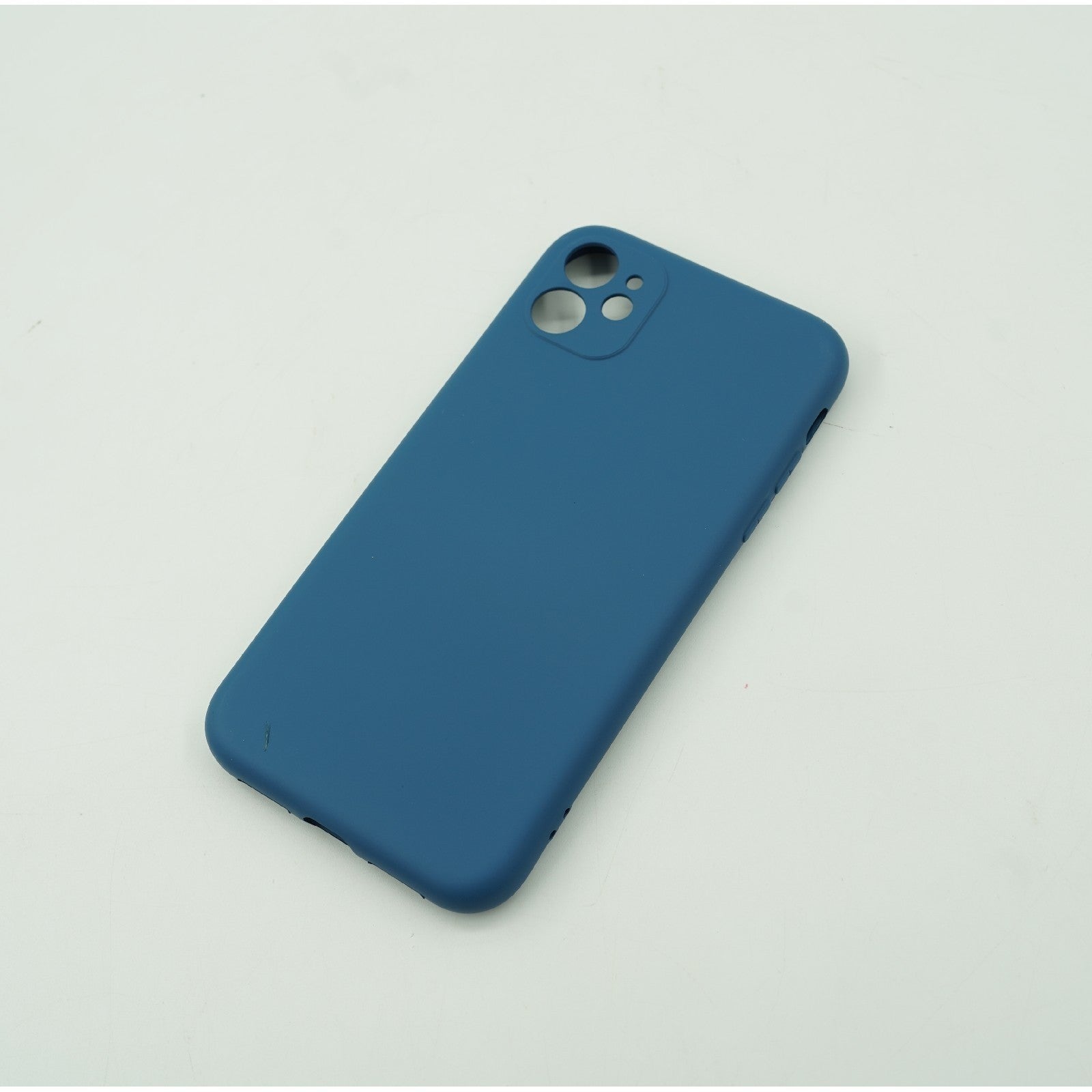 Husa protectie compatibila cu Huawei P Smart 2021 Liquid Silicone Case Albastru inchis