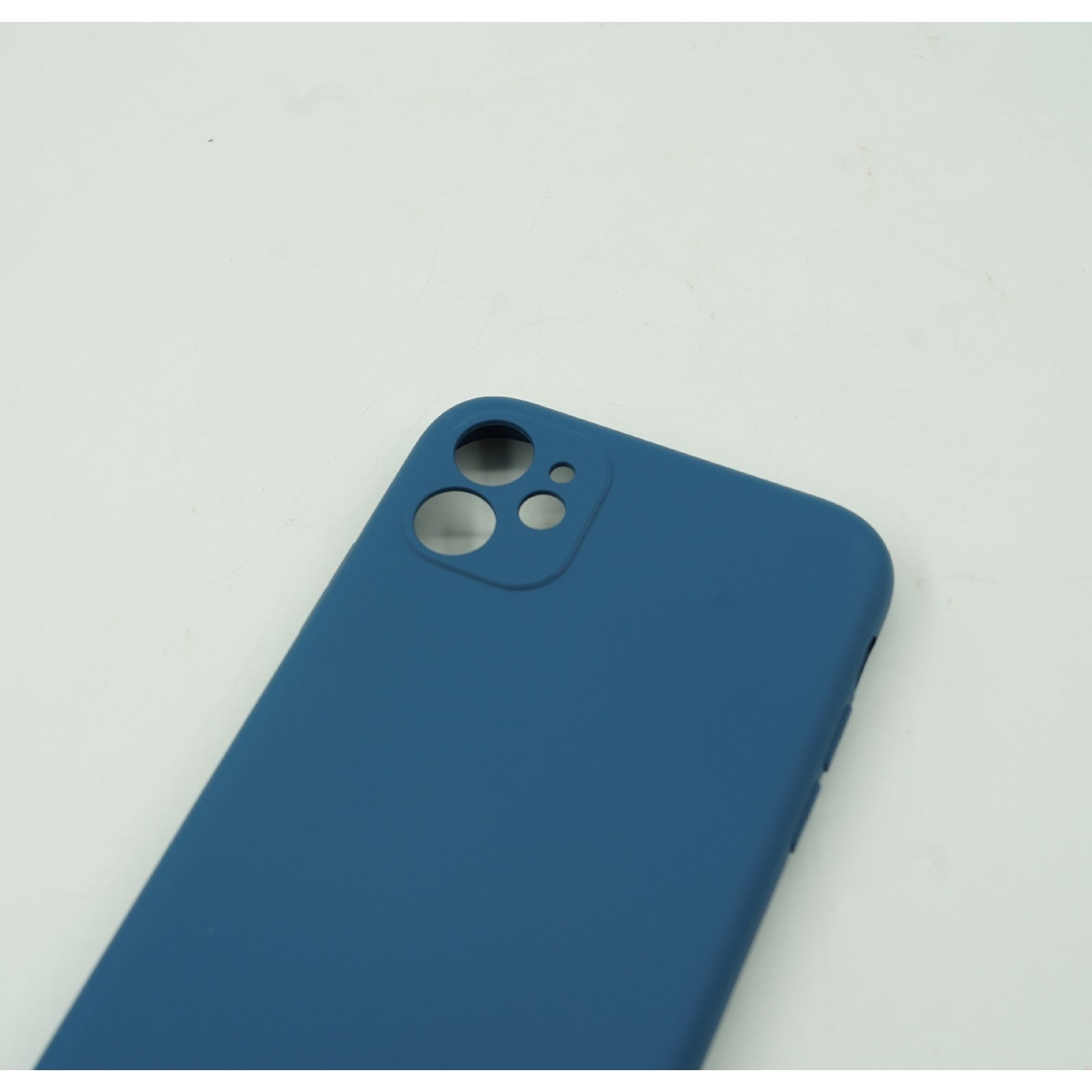 Husa protectie compatibila cu Huawei P Smart 2021 Liquid Silicone Case Albastru inchis
