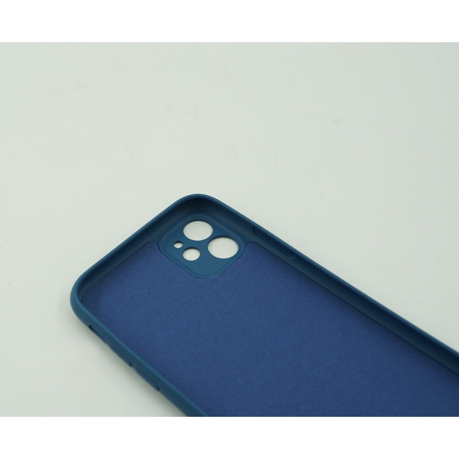 Husa protectie compatibila cu Huawei P Smart 2021 Liquid Silicone Case Albastru inchis
