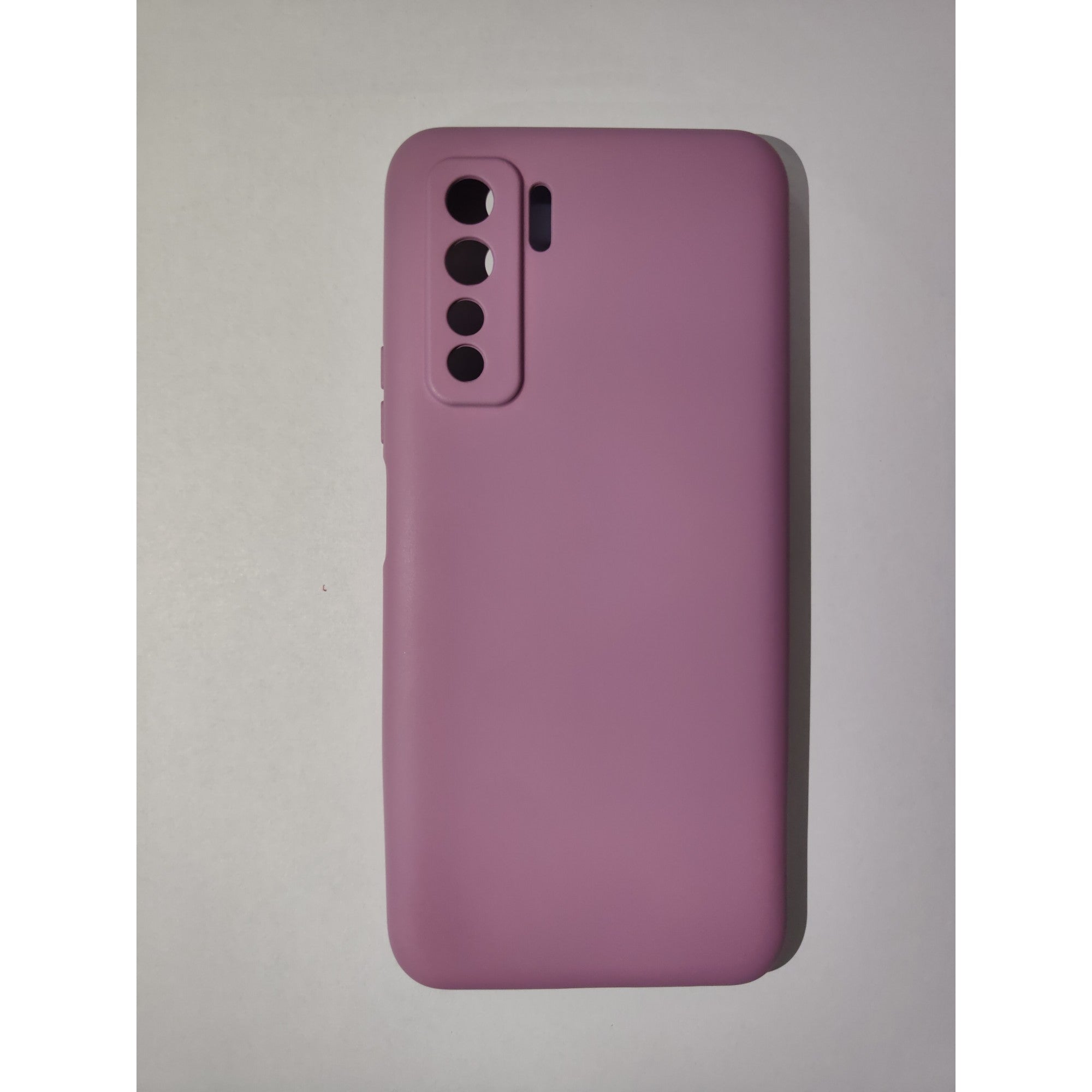 Husa protectie compatibila cu Huawei P40 Lite 5G Liquid Silicone Case Mov