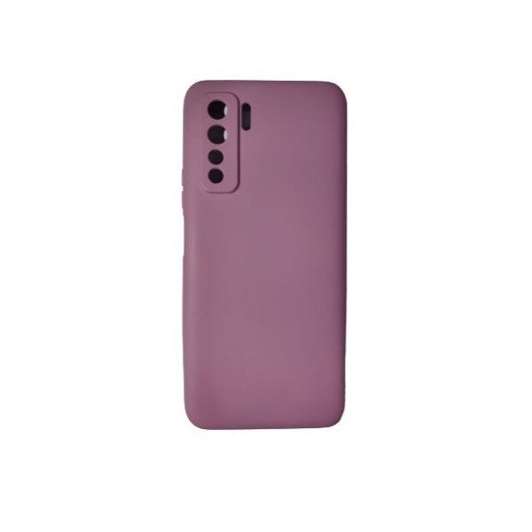 Husa protectie compatibila cu Huawei P40 Lite 5G Liquid Silicone Case Mov