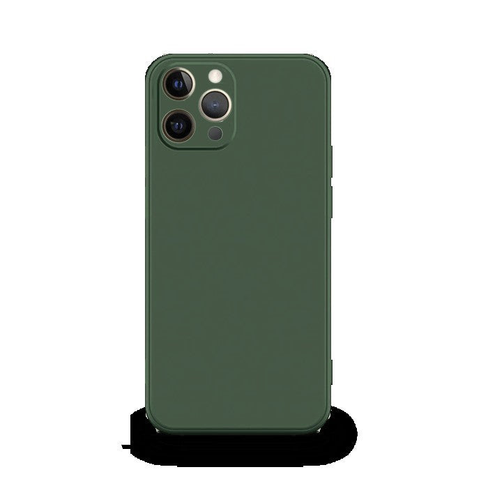 Husa protectie, compatibila cu Huawei P40 lite Liquid Silicone Verde