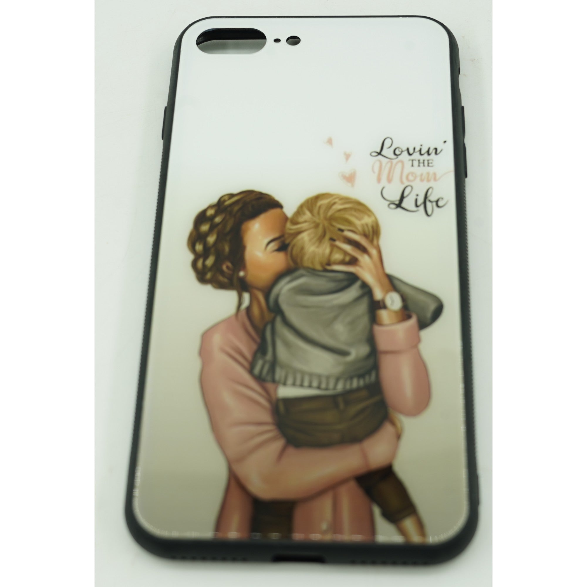 Husa protectie, Flippy, compatibila cu Samsung A52 Glass print Lovin the Mom Multicolor