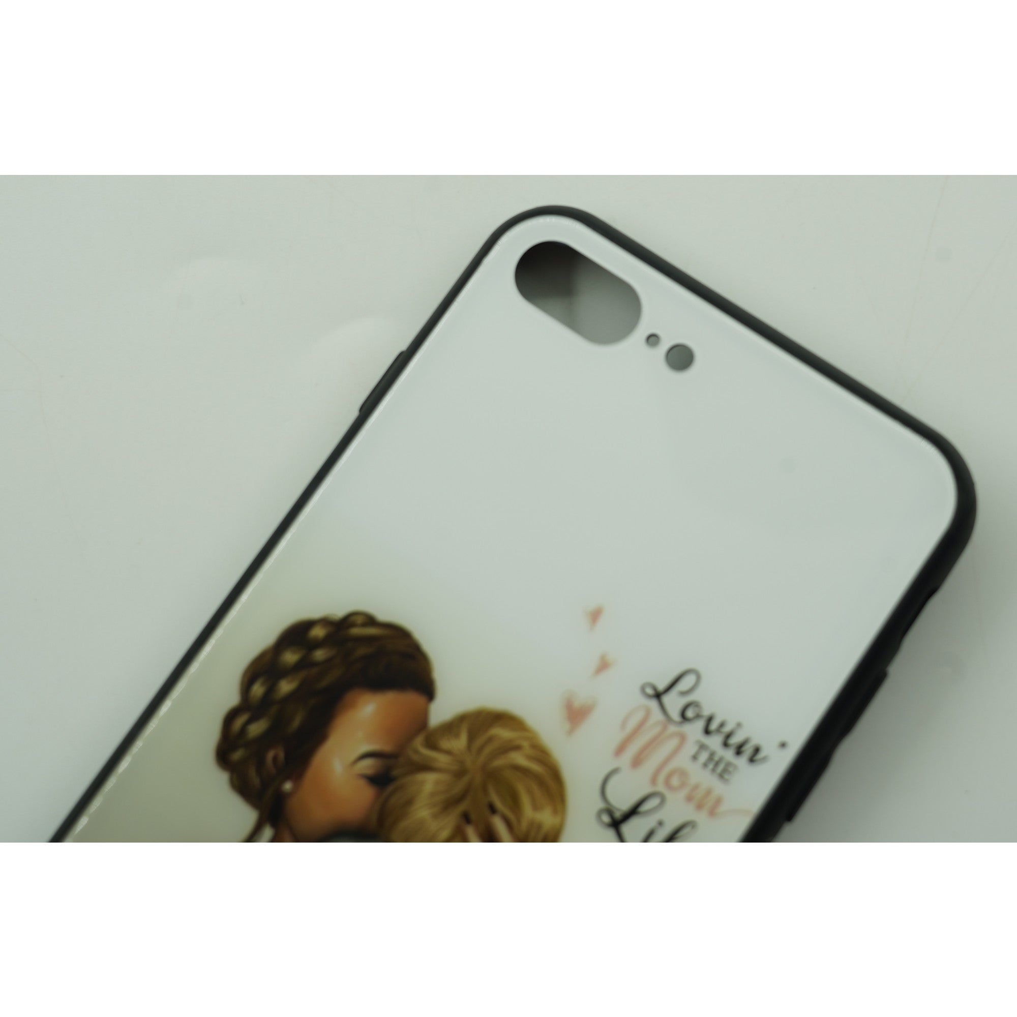 Husa protectie, Flippy, compatibila cu Samsung A52 Glass print Lovin the Mom Multicolor