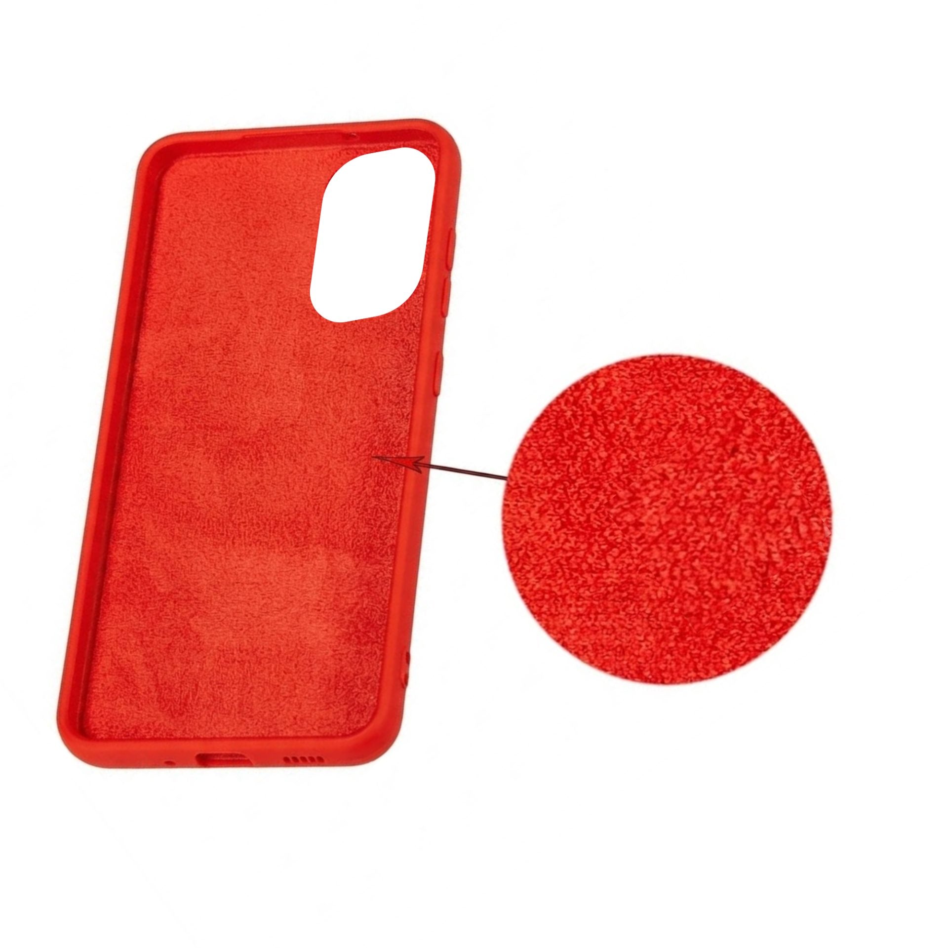Husa protectie compatibila cu Samsung Galaxy A51 4G Liquid Silicone Case Rosu