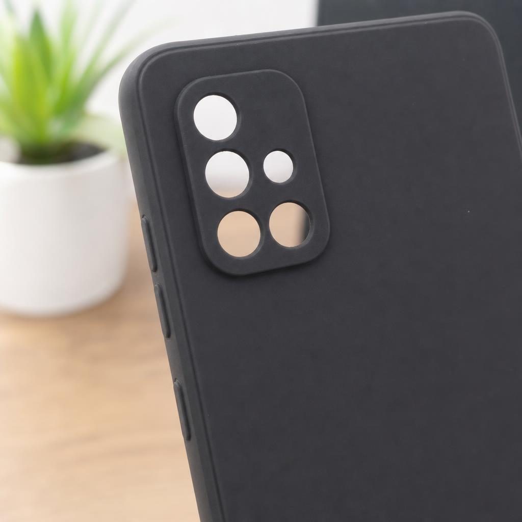 Husa protectie compatibila cu Samsung Galaxy A71 Matte Tpu Negru